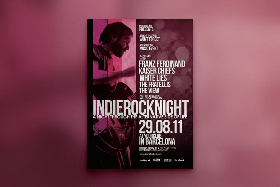Indie Flyer Poster Vol.8