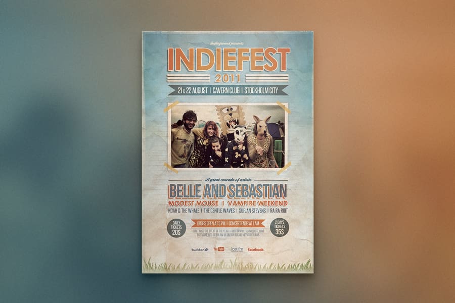 Indie Flyer Poster Vol.9